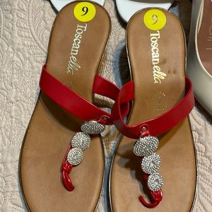 Toscanella Red heels from Italy!
